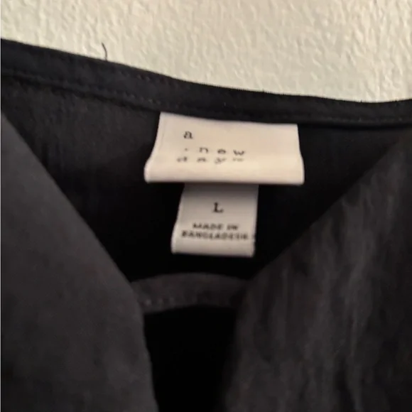 A new day black high waisted maxi dress with keyhole cut out & waist detailing L - Picture 2 of 4